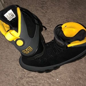 Air Jordan 9s retro black and yellow